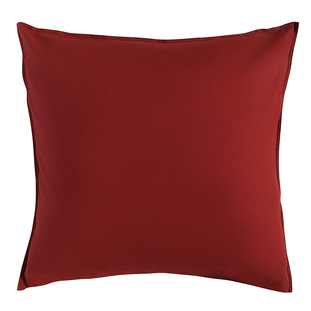 Набор наволочек изо льна и хлопка цвета копченой паприки из коллекции essential, 70х70 см