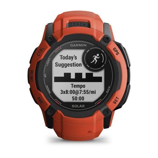 Умные часы Garmin Instinct 2X Solar красный