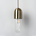 690511 Бра RAMO 1х40W E27 БРОНЗА/ПРОЗРАЧНЫЙ