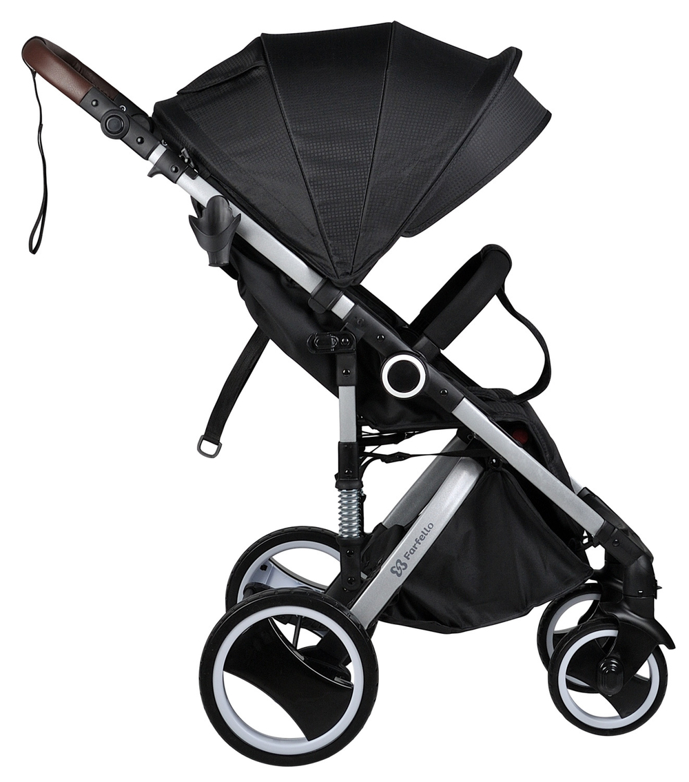 Коляска детская прогулочная Bino Angel Plus (Black Черный) Артикул: BP-4