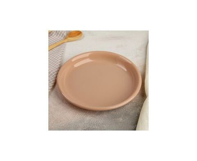 Тарелка пластик плоская 18,5см Бытпласт