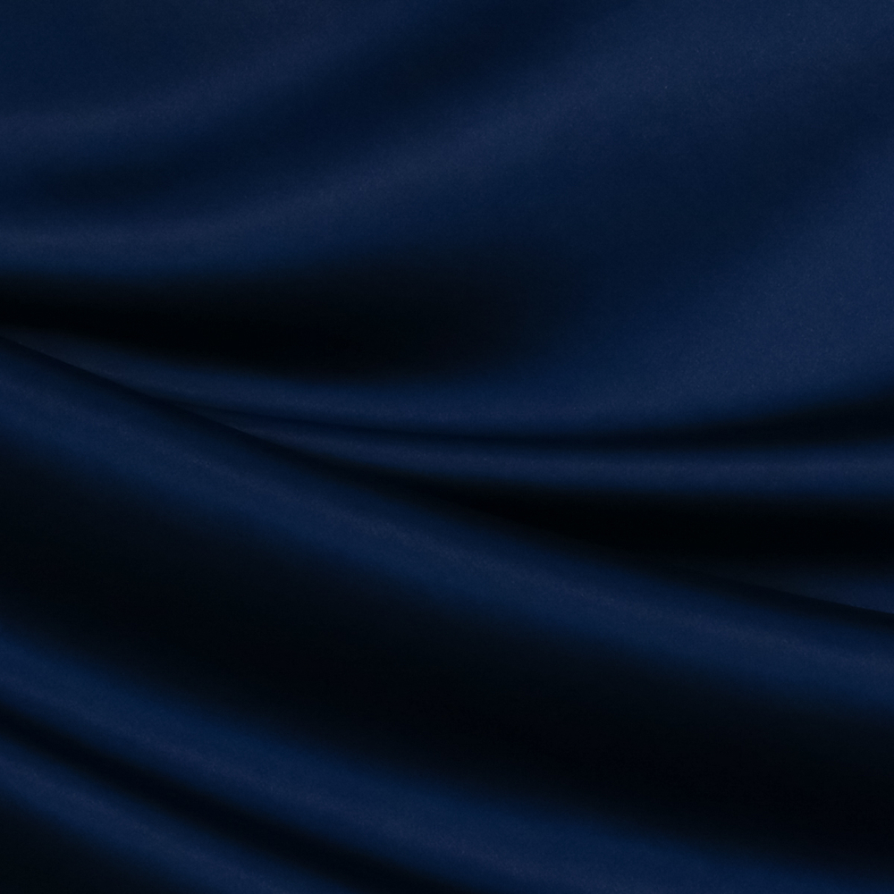 Жемчужно тёмно-синяя ткань с добавлением шелка