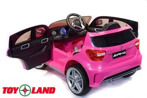 Детский электромобиль Toyland Mercedes-Benz A45 розовый