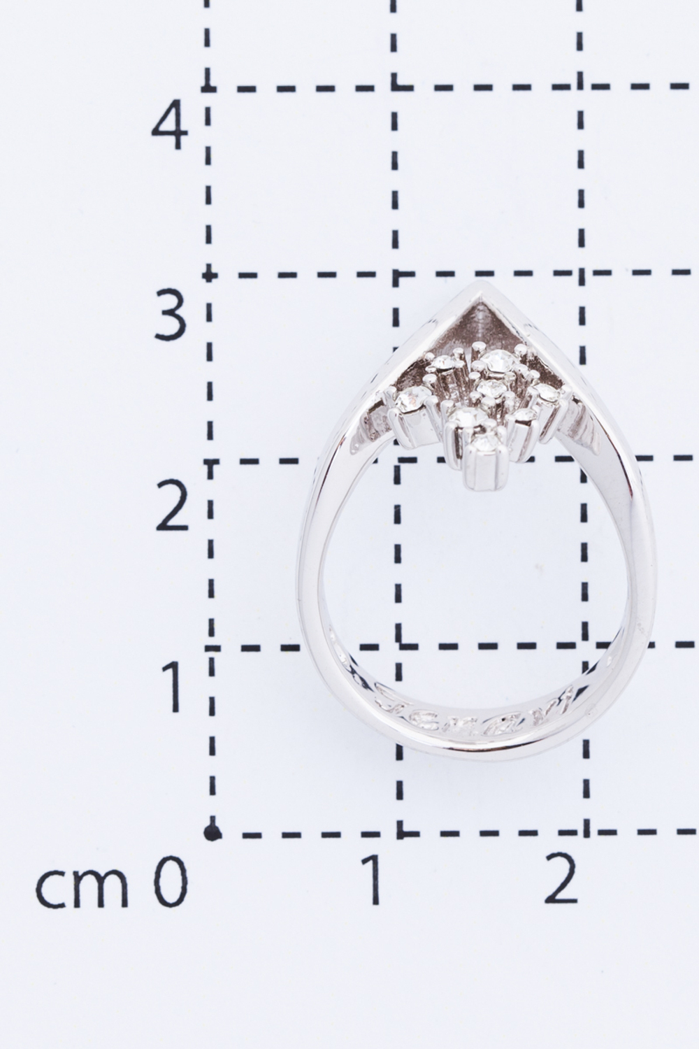 "Клауза" кольцо в родиевом покрытии из коллекции "Constanta" от Jenavi