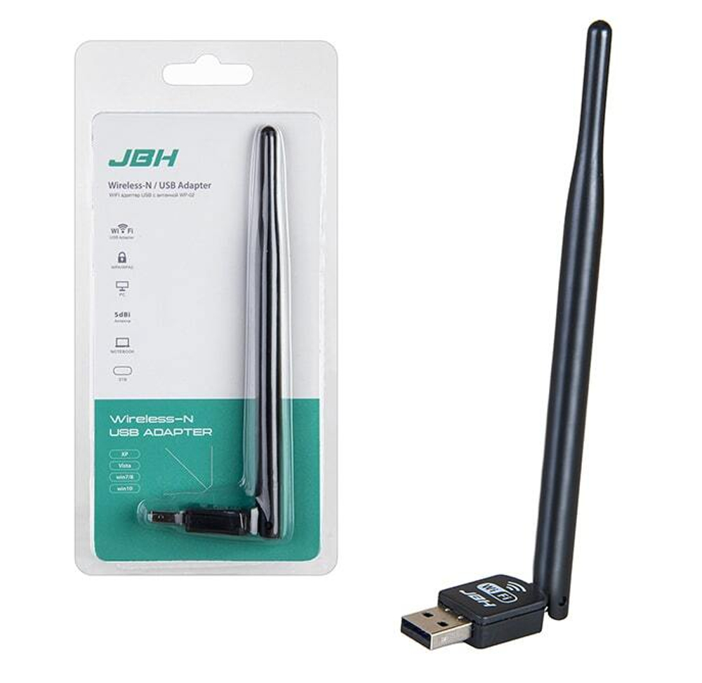 Wi-Fi адаптер с антенной WP-02 150Mbps 802.11n