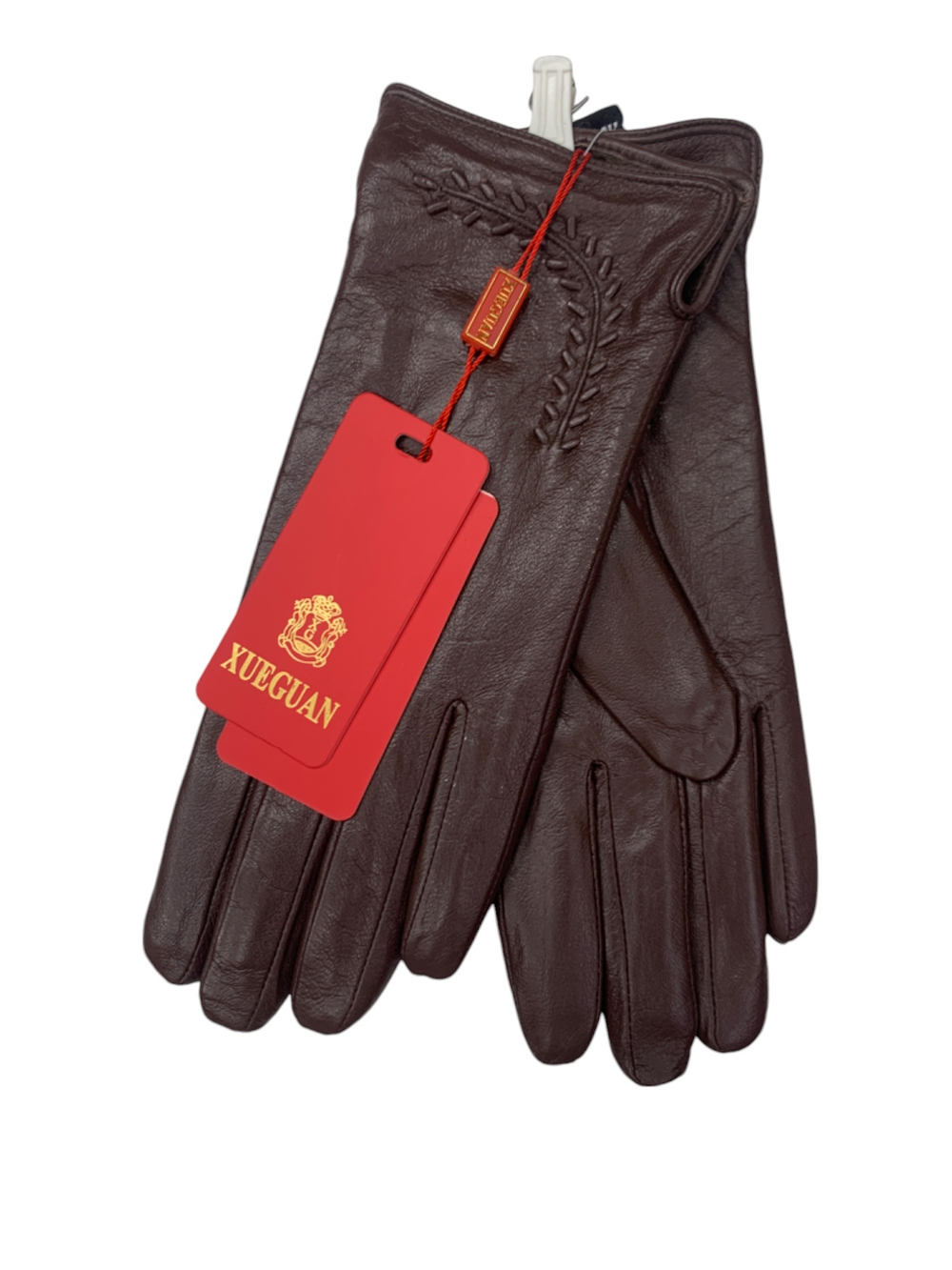 Перчатки. Женские. Материал верха: Кожаные. Подклад: плюш-флис. 5 шт в упаковке.