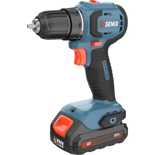 Дрель аккумуляторная SENIX PDDX2-M3-EU, 2акб, зу, кейс