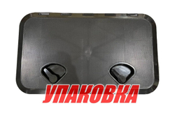 Люк смотровой 353 х 606 мм, черный (упаковка из 2 шт.)