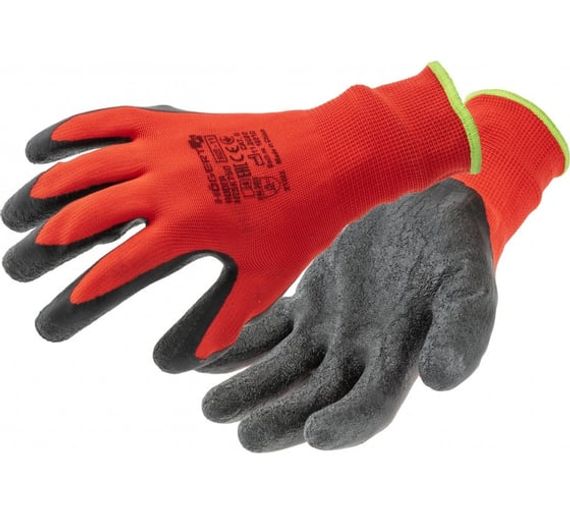 Перчатки рабочие с вспененным латексом RODER Högert, арт. HT5K750