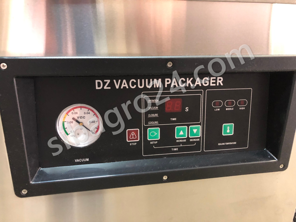 Напольный вакуумный упаковщик DZ-400/2F (нерж.)