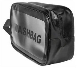 Косметичка водонепроницаемая Washbag сумка с ручкой органайзер косметичка для бассейна душа роддома, черная 26*10*15см
