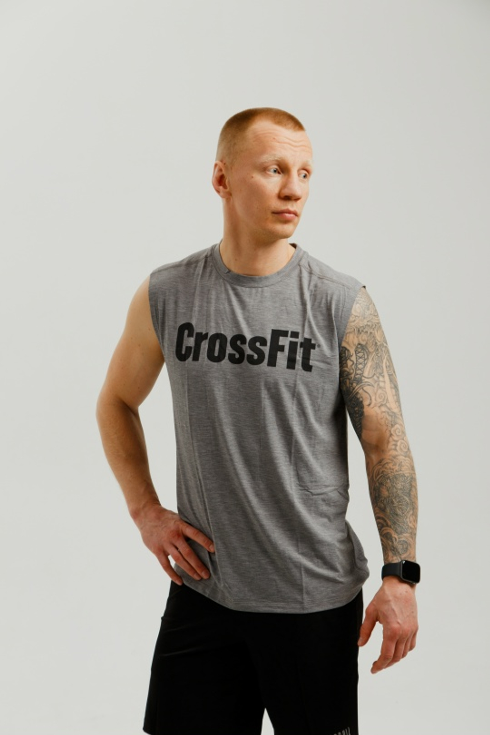 Безрукавка CROSSFIT серая