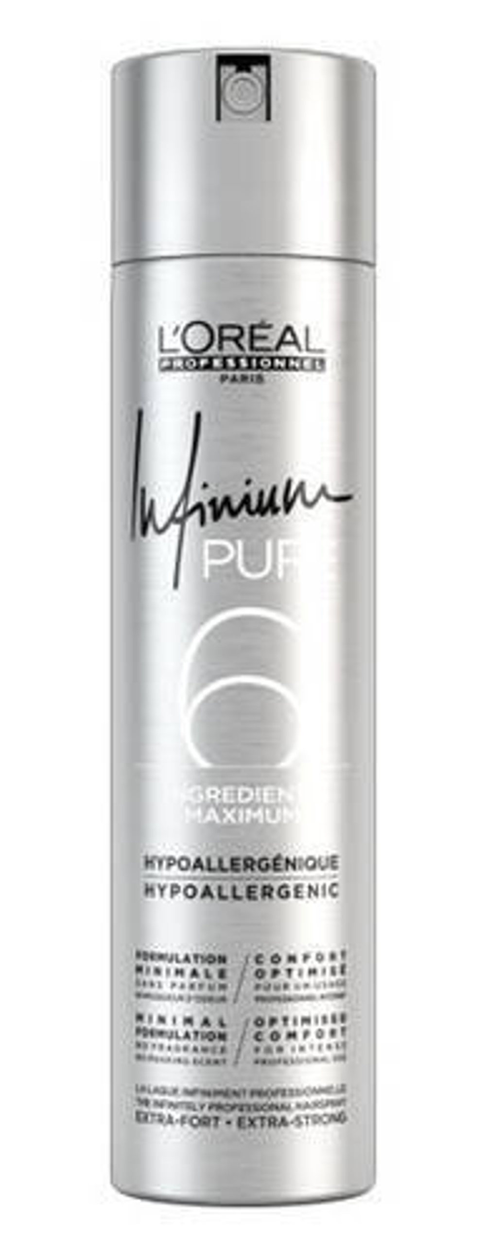Лак для волос сверхсильной фиксации L`oreal Professionnel Infinium Pure Extra Strong 300мл