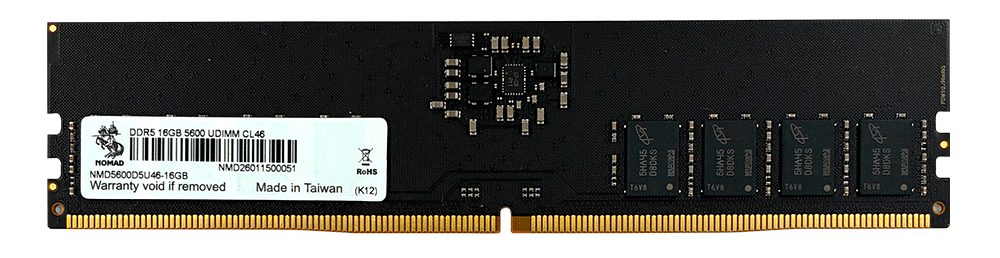Оперативная память 16GB DDR5 5600MHz NOMAD UDIMM CL46 NMD5600D5U46-16GB Bulk Pack