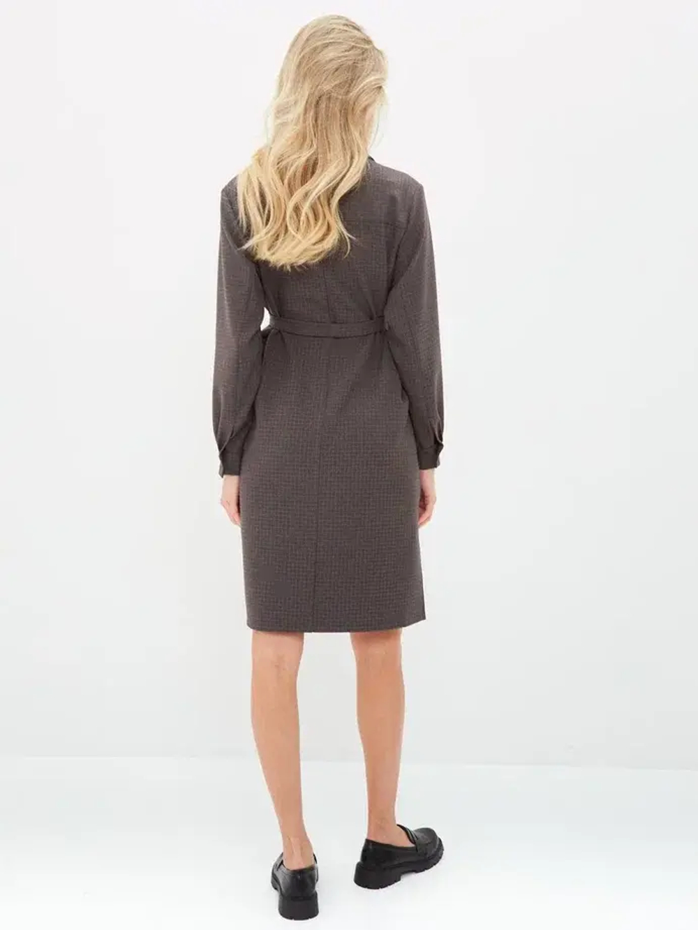 Платье офисное "Мира" для беременных и кормящих мам