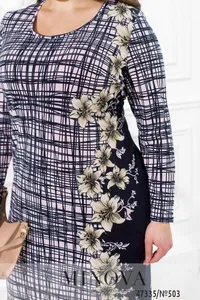 Платье 503-Серый Minova