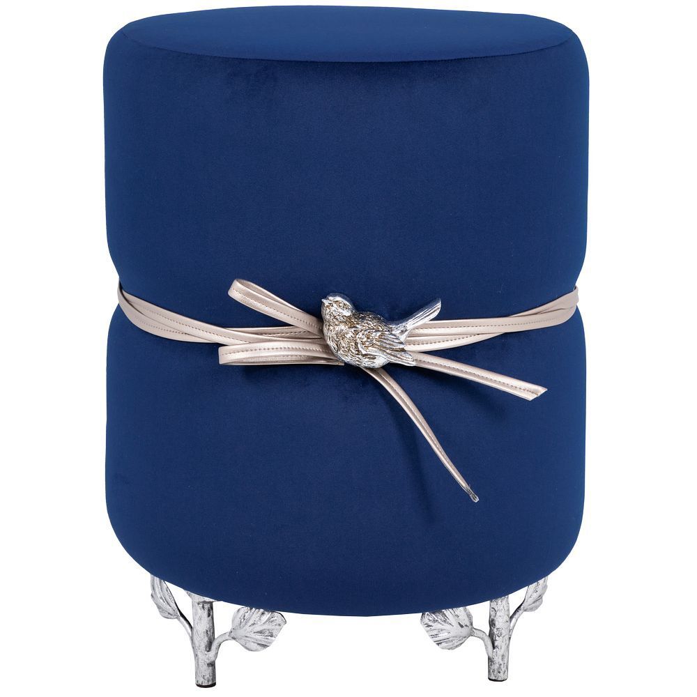 Банкетка Терра Эйри Confetti-Blue Античное серебро