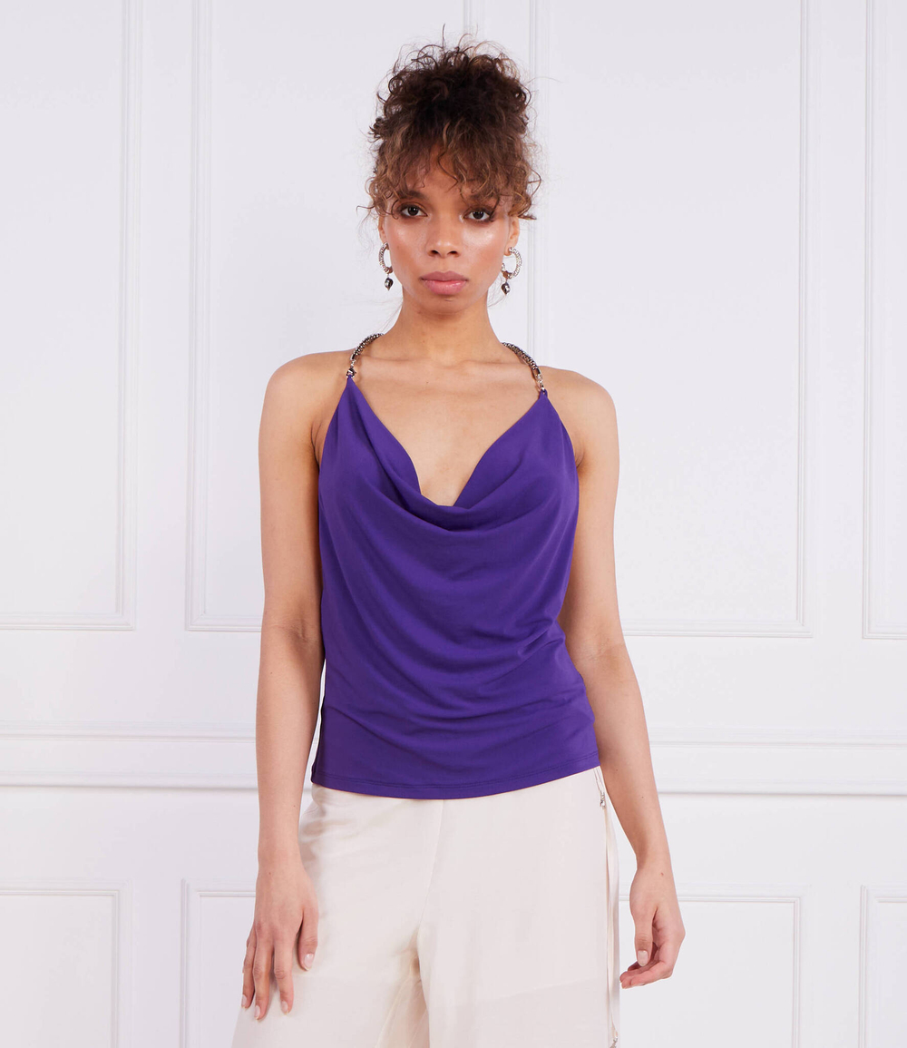 Топ MAGLIA Patrizia Pepe - фиолетовый(2M4308 J113)