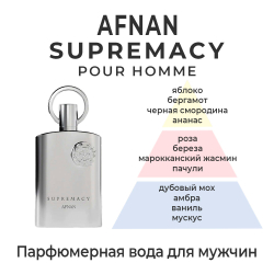 Afnan Supremacy Silver Pour Homme — парфюмерная вода для мужчин. Описание аромата