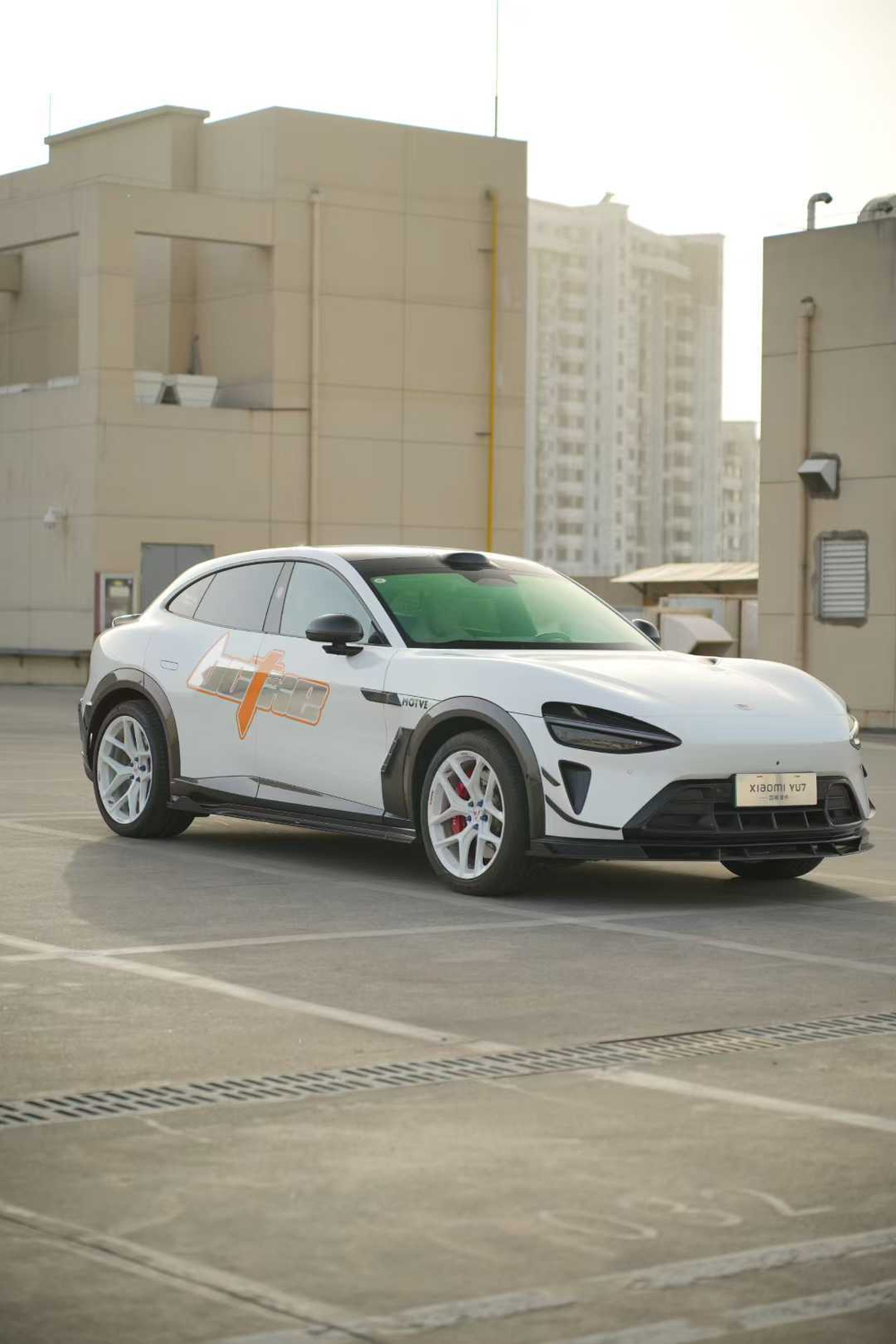 Карбоновый обвес для Xiaomi SU7 MAX Сяоми губа переднего бампера капот боковые юбки задний диффузор