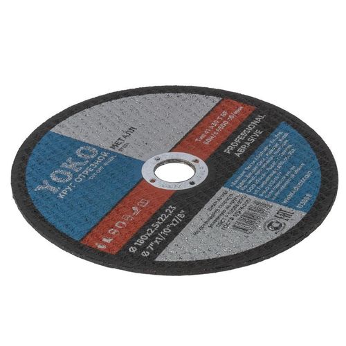 Круг по металлу отрезной 180х2,5х22 мм Yoko