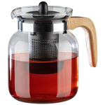 Чайник заварочный 1,5л "La Caffetteria" с деревянной ручкой
