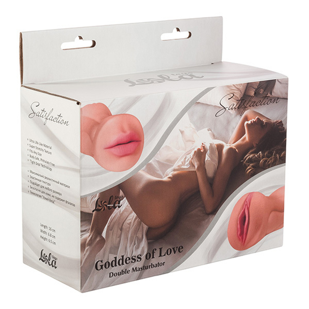 Двойной мастурбатор Lola Games Satisfaction Goddess of Love 2101-04Lola
