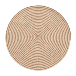 Ковер из хлопка 90см Tkano Ethnic Target бежевый