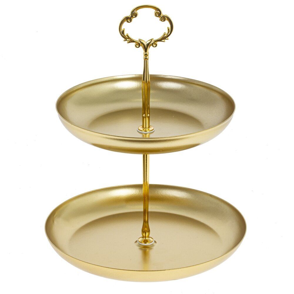 GAEM Ваза для фруктов 2-х ярусная, L19,5 W19,5 H26 см