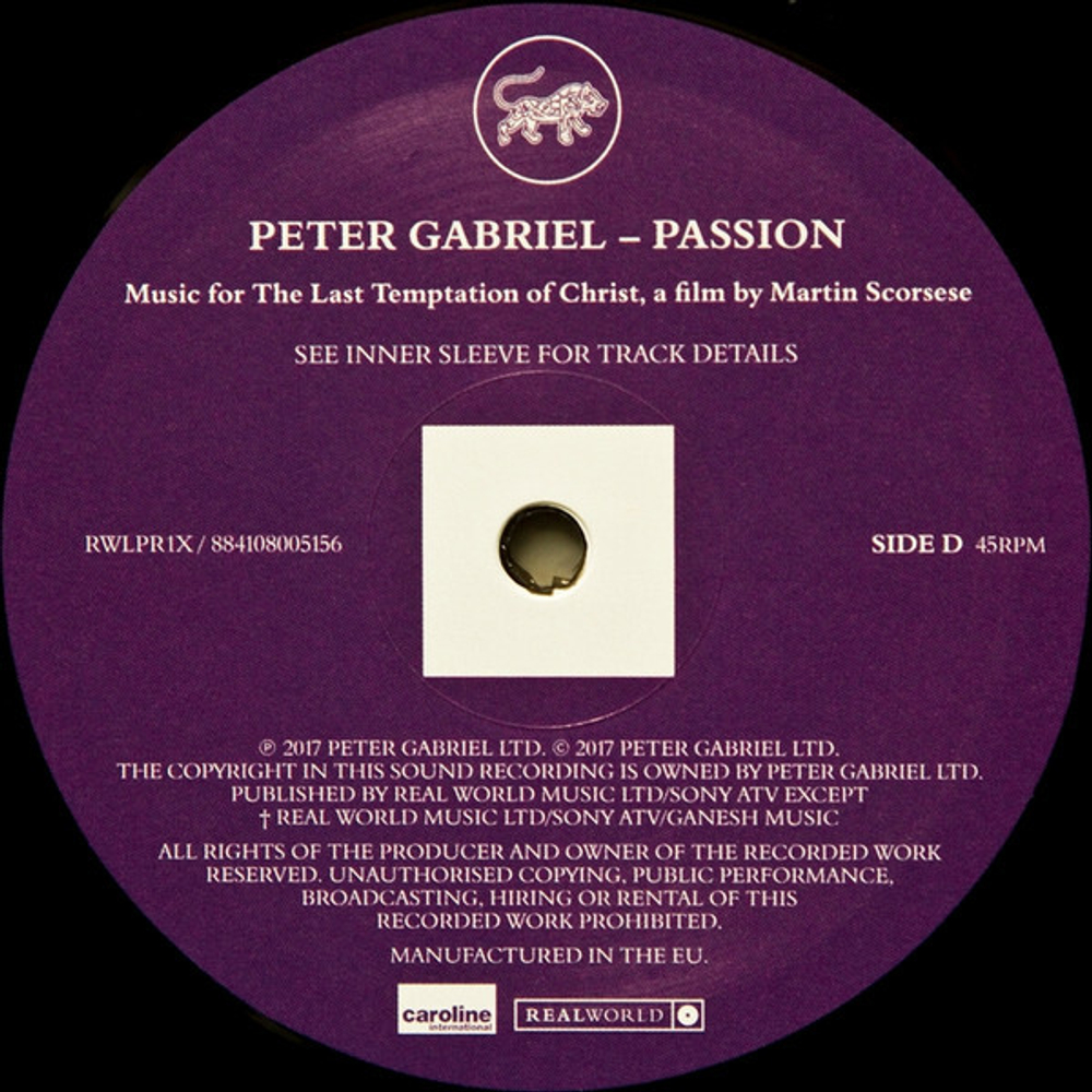 Peter Gabriel / Passion (3LP)
