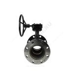 Кран шаровой сталь 09Г2С Ballomax КШТ 61.103 Ду 200 Ру25 фл L=410мм с редуктором BROEN КШТ 61.103.200.Р.25