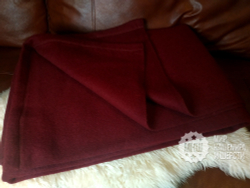 Одеяло тканое из верблюжьей шерсти 150x200 см. (Gobi Sun/Монголия) - БОРДО