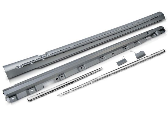 Комплект накладок на пороги для Mercedes S-Class W222 (13-18) в стиле S63 AMG