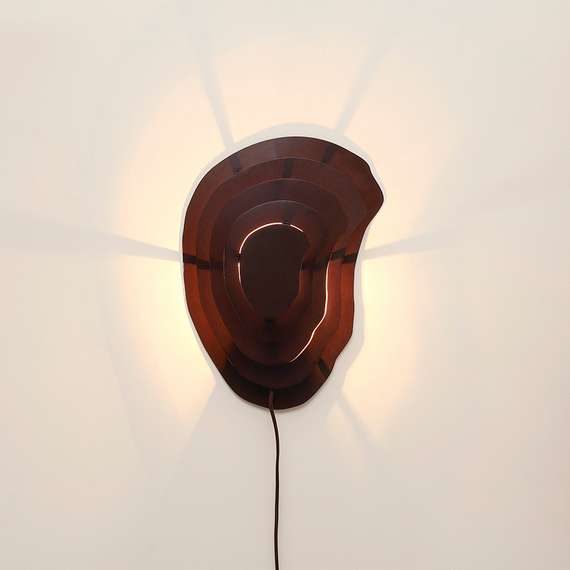 Светильник настенный Fluid, 32х44 см, молотый кофе