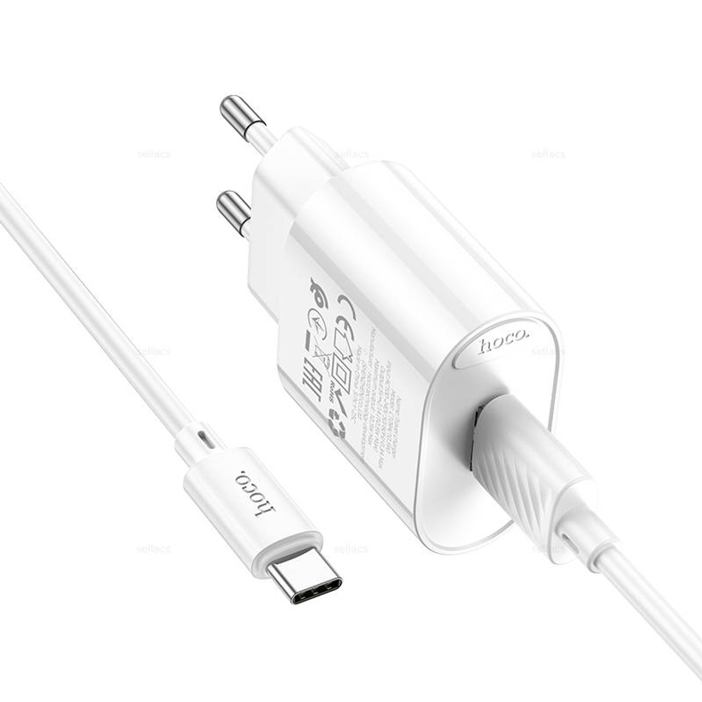 Зарядное устройство на Type-C Hoco C109A 10.5W (white)