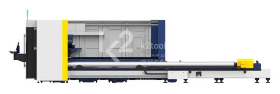 Универсальный лазерный станок HSG Laser серии GXE с защитной кабиной для резки по металлу