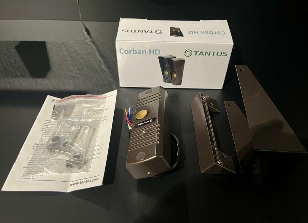 Вызывная видеопанель Tantos Corban HD (медь)