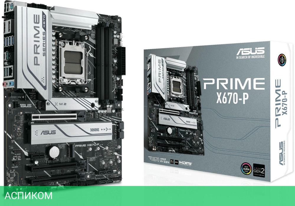 Материнская плата ASUS Prime X670-P AM5 ATX DDR5