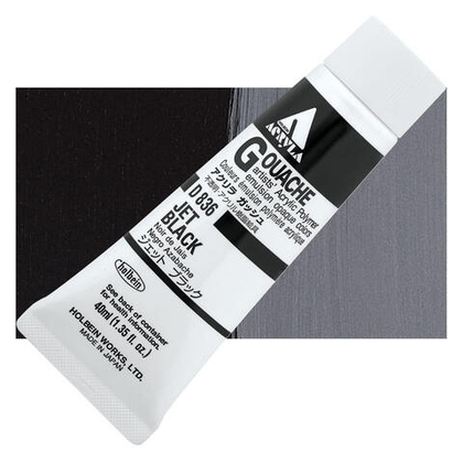 Holbein Acrylic Gouache 40 мл. 836 [А] Jet Black