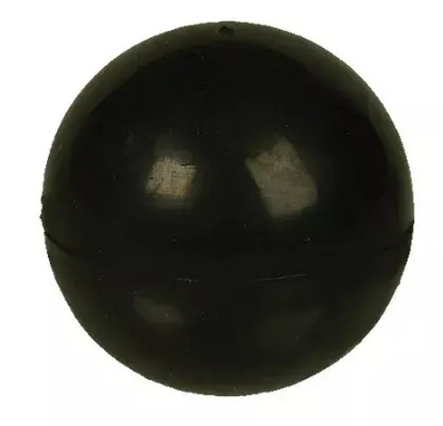 Игрушка для собак "Цельнорезиновый мяч", 5 см, черный