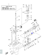 Кольцо уплотнит. Yamaha 9.9/15лс (9321057M0900)