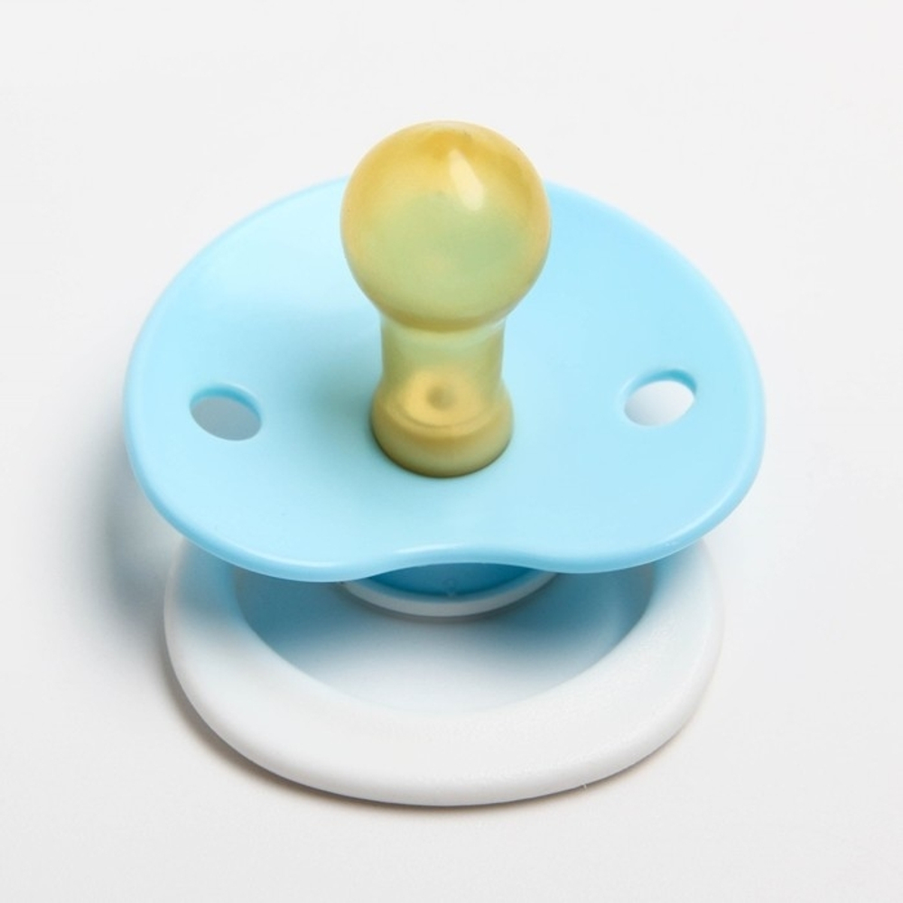 Соска-пустышка латексная классическая «Лучик» с кольцом, от 0 мес., цвета МИКС 1476834