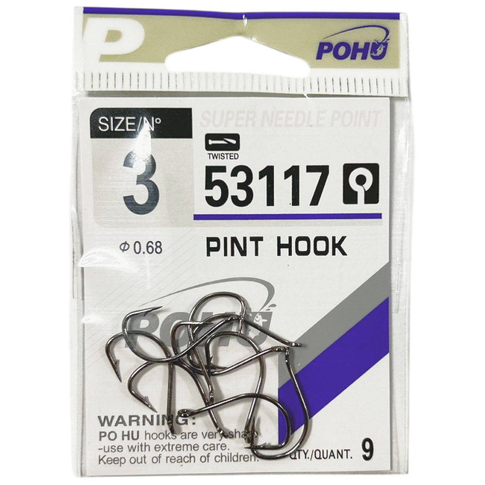 Крючки рыболовные POHU 53117 №3 (УП/10шт)