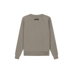 Толстовка Fear of God Essentials SS22 Crewneck Desert Taupe Logo, FOG-SS22-266