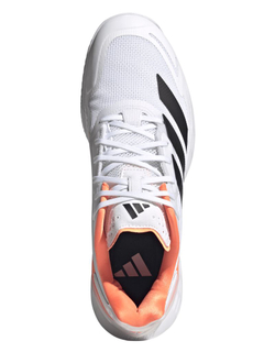 Теннисные кроссовки Adidas Defiant Speed 2 M Clay - cloud white/core black/lucid orange