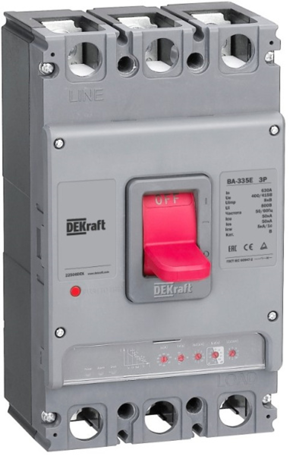 Автоматический выключатель в литом корпусе DEKraft 22505DEK