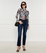 Блузка ADRIANA GUESS - серый(W4YP04 KBBF2)