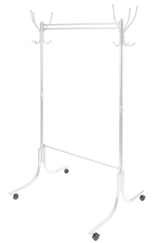 Вешалка гардеробная ВГ90 арт.ВГ90-6/МБ (матовый белый)