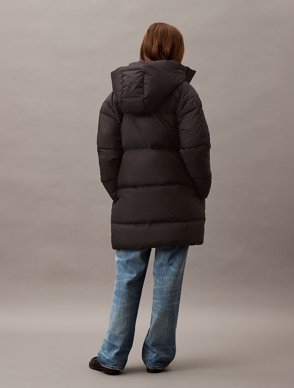 Пуховик Calvin Klein Long Down Hooded Puffer Black Beauty