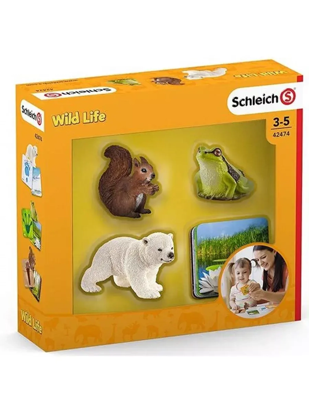 Карточная игра Мир диких животных Wild Lif Schleich 42474
